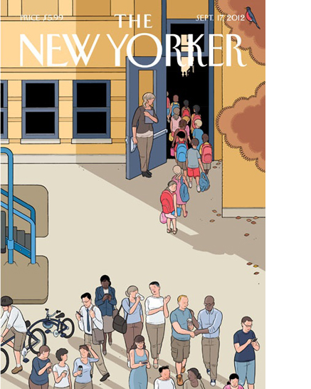 New Yorker cover back to school
